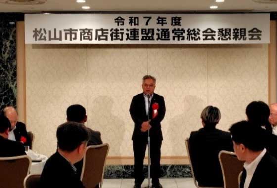 商店街連盟で意見交換、核となる誘客施設が必要だ